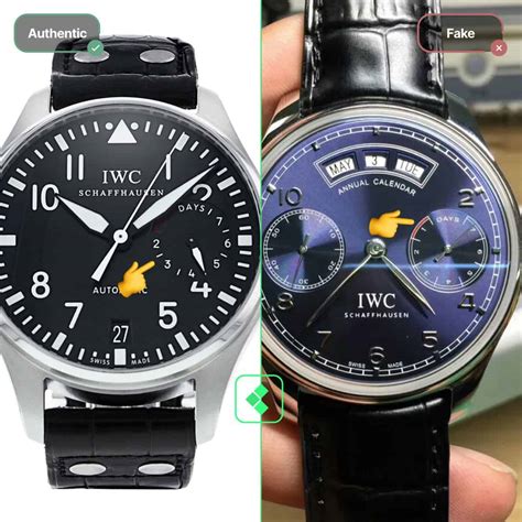 iwc replica vs original|fake iwc watches.